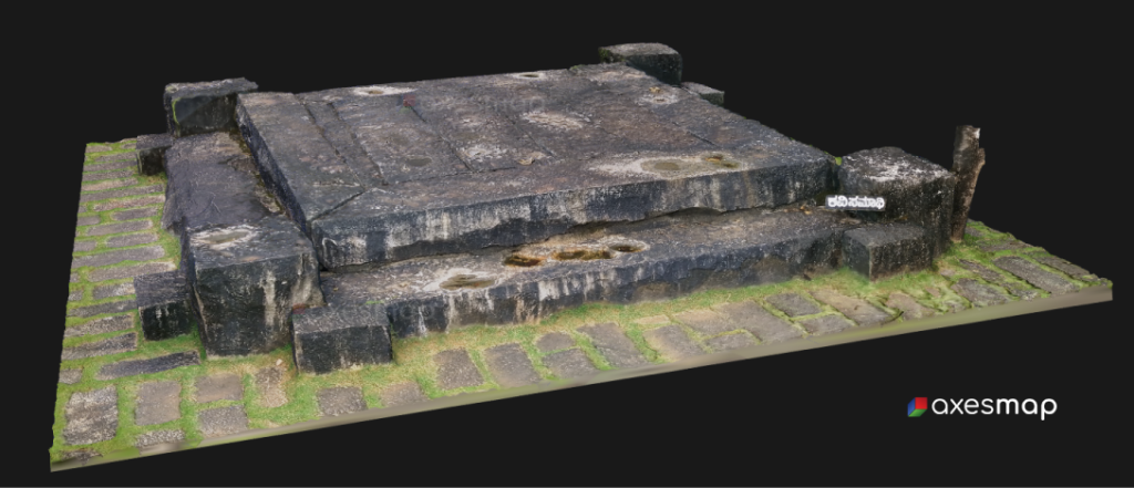 3D Model of kavisamadhi at kavishaila